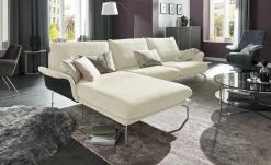 Nils Olsen Ecksofa Alva | Weiß (Creme) links