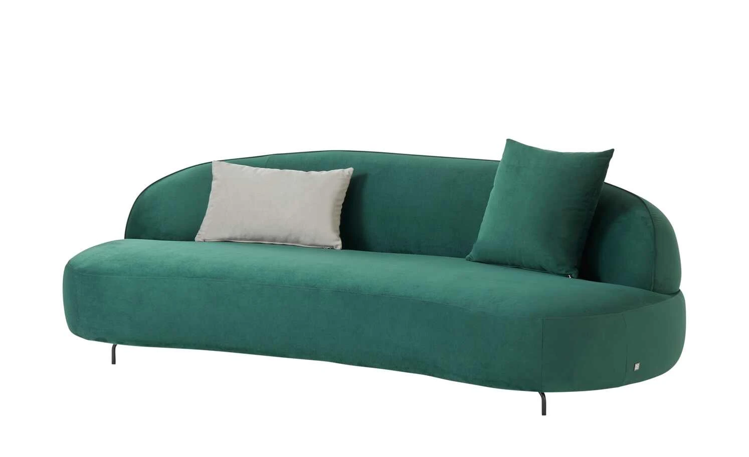 SOHO Sofa, 3-sitzig Ariane | Grün / Taupe 6 SOHO Sofa, 3-sitzig Ariane | Grün / Taupe – Bild 4