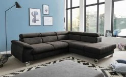 uno Ecksofa Micky | Mud (Grau-Braun) rechts Grundfunktion