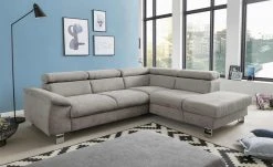 uno Ecksofa Micky | Elephant (Beige-Grau) rechts Grundfunktion