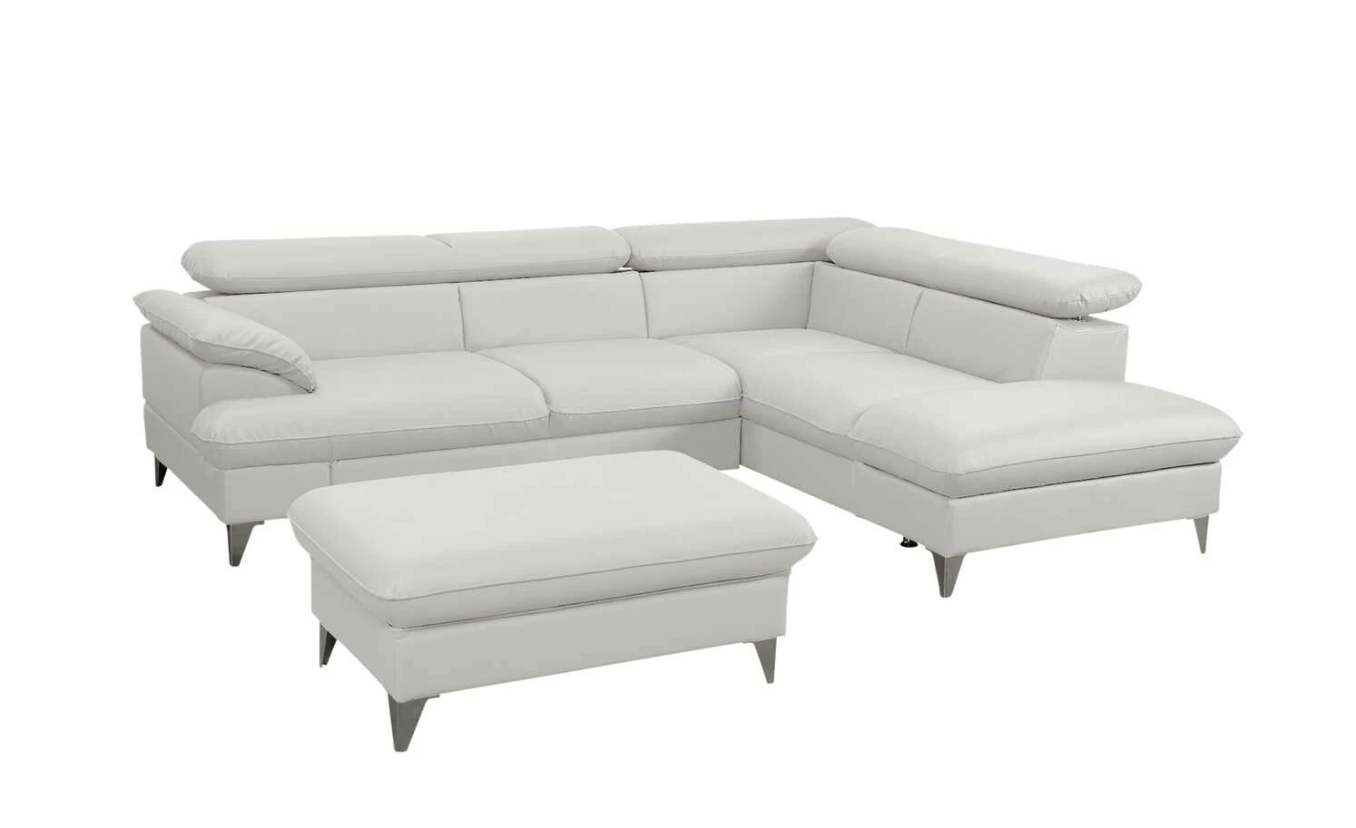 uno Ecksofa David | Argent (Hellgrau) rechts Grundfunktion 5 uno Ecksofa David | Argent (Hellgrau) rechts Grundfunktion – Bild 3