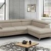 uno Ecksofa David | Sand (Beige) rechts Grundfunktion