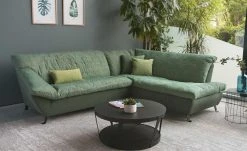 Ecksofa Cher | Grün rechts