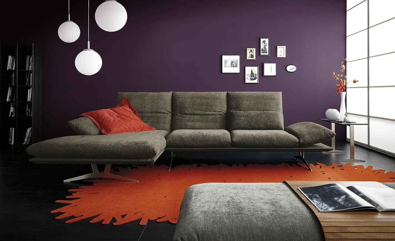 KOINOR Ecksofa Francis | Grau-Braun links 4 KOINOR Ecksofa Francis | Grau-Braun links – Bild 2