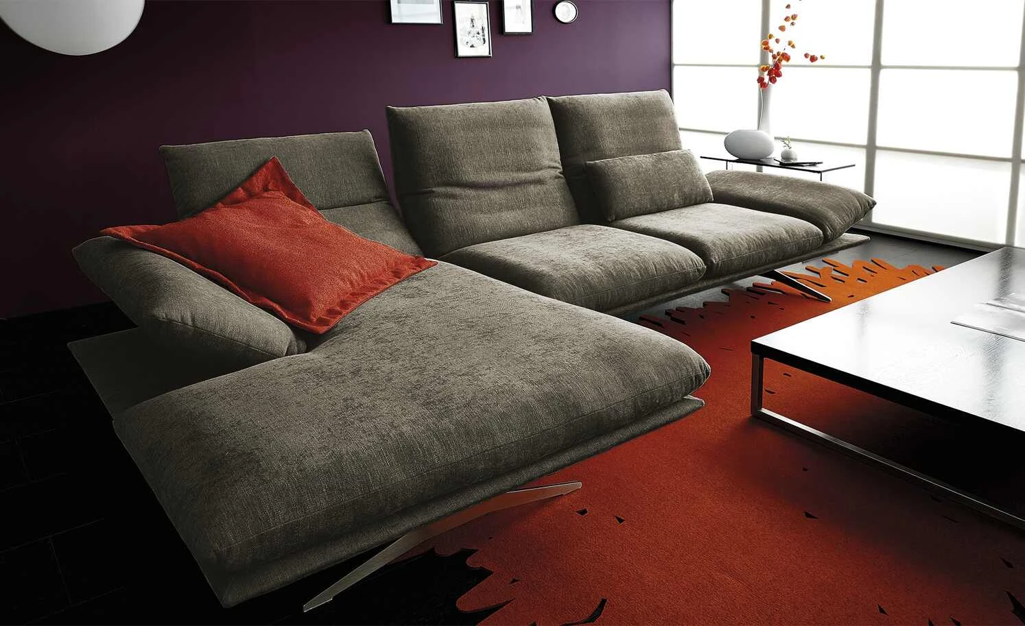 KOINOR Ecksofa Francis | Grau-Braun links 3 KOINOR Ecksofa Francis | Grau-Braun links