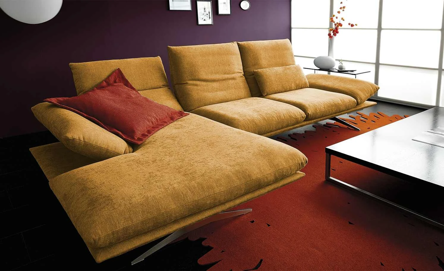 KOINOR Ecksofa Francis | Orange links 3 KOINOR Ecksofa Francis | Orange links