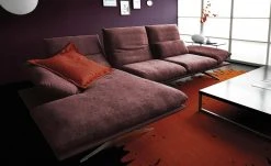 KOINOR Ecksofa Francis | Dunkelrot links