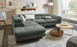 Switch Refresh Ecksofa Fabio | Grau links ohne