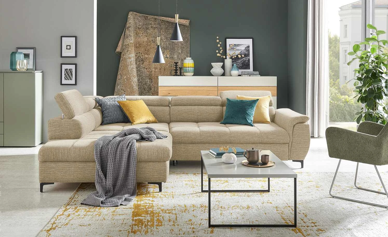 switch Ecksofa Denvo | Stone (Hellbraun) links Grundfunktion 3 switch Ecksofa Denvo | Stone (Hellbraun) links Grundfunktion