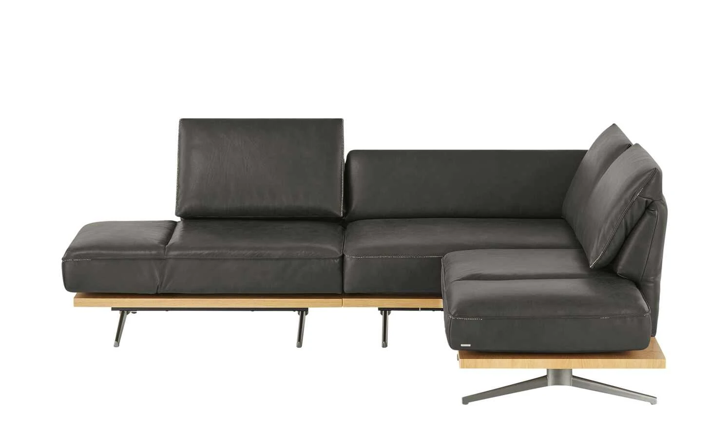 KOINOR Ecksofa Phoenix | Bonanza (Schwarz) rechts Grundfunktion 4 KOINOR Ecksofa Phoenix | Bonanza (Schwarz) rechts Grundfunktion – Bild 2