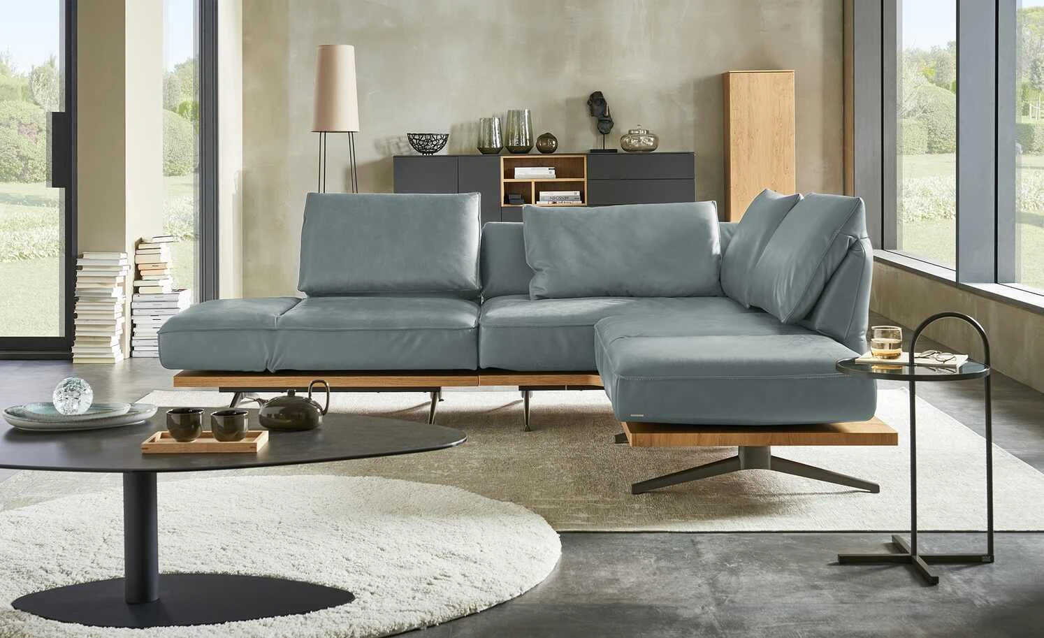 KOINOR Ecksofa Phoenix | Colorado (Grau-Blau) rechts Grundfunktion 3 KOINOR Ecksofa Phoenix | Colorado (Grau-Blau) rechts Grundfunktion