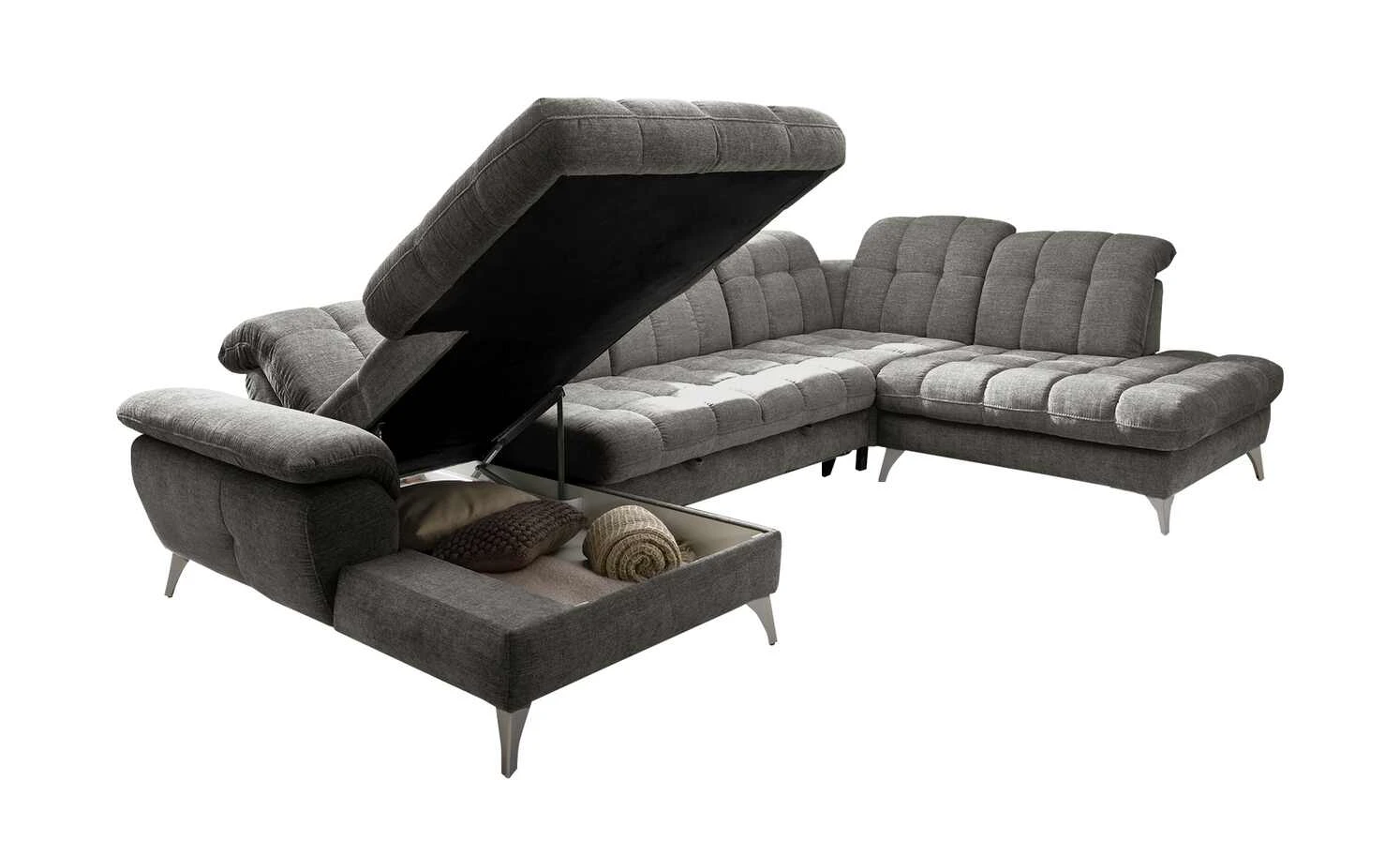 Wohnlandschaft Melly | Grau rechts 11 Wohnlandschaft Melly | Grau rechts – Bild 9