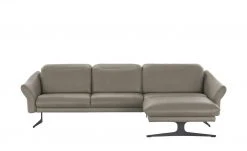 himolla Ecksofa Leder 1059 | Grau rechts Grundfunktion