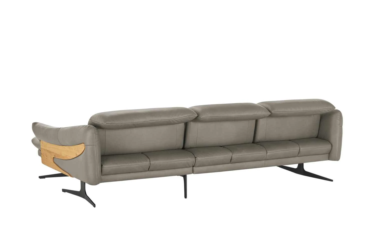 himolla Ecksofa Leder 1059 | Grau rechts Grundfunktion 4 himolla Ecksofa Leder 1059 | Grau rechts Grundfunktion – Bild 2