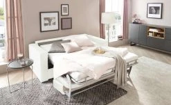 Betty Schlafsofa Betty | Weiß mit Kaltschaum-Matratze