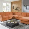 meinSofa Wohnlandschaft Donald | Terra (Orange) links ohne