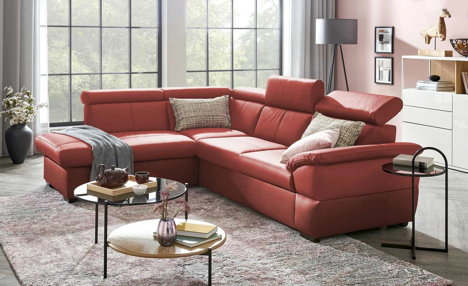 uno Ecksofa Town | Rot links Grundfunktion 3 uno Ecksofa Town | Rot links Grundfunktion