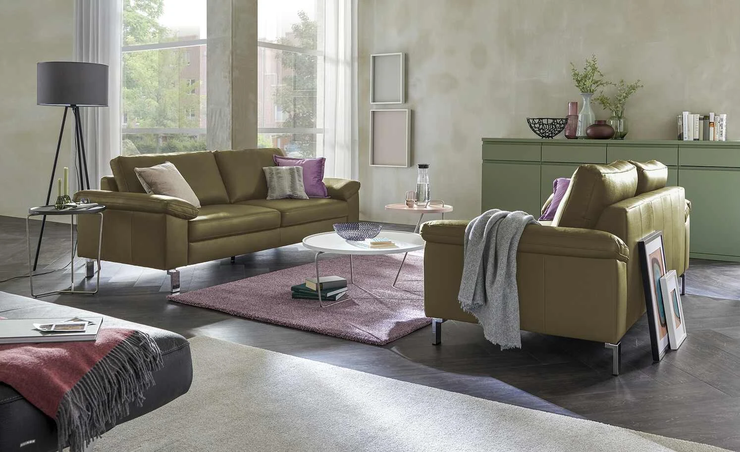 Einzelsofa Bena | Olivgrün 3 Einzelsofa Bena | Olivgrün