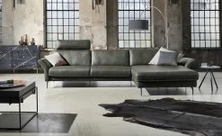 Ravensberger Werkstätten Ecksofa Domino | Anthrazit (Dunkelgrau) rechts