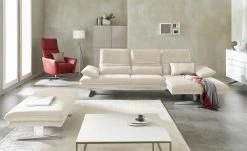 W.SCHILLIG Ecksofa Broadway | Sahara (Beige) rechts Grundfunktion