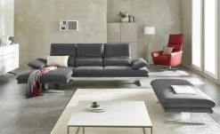 W.SCHILLIG Ecksofa Broadway | Anthrazit links Grundfunktion