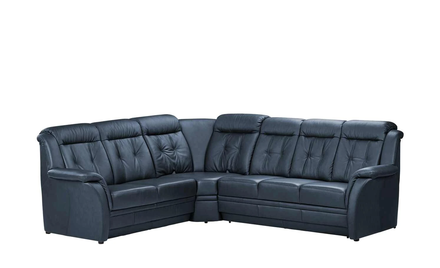 Polstermöbel Oelsa Komfort-Ecksofa aus Leder Andorra | Navy (Petrol) links Erweiterte Funktion 5 Polstermöbel Oelsa Komfort-Ecksofa aus Leder Andorra | Navy (Petrol) links Erweiterte Funktion – Bild 3