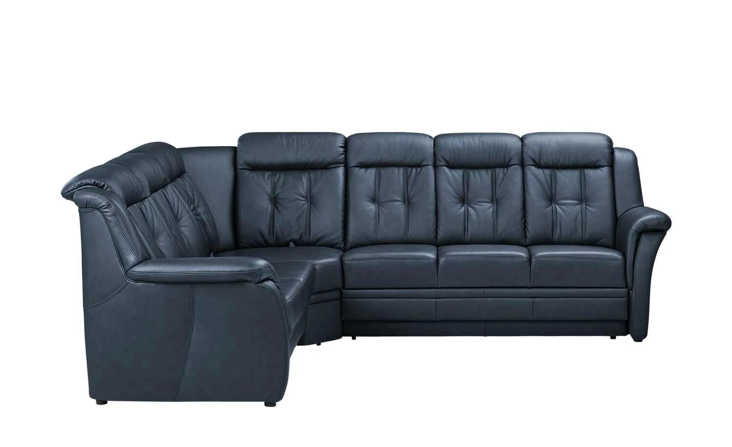 Polstermöbel Oelsa Komfort-Ecksofa aus Leder Andorra | Navy (Petrol) links Erweiterte Funktion 4 Polstermöbel Oelsa Komfort-Ecksofa aus Leder Andorra | Navy (Petrol) links Erweiterte Funktion – Bild 2