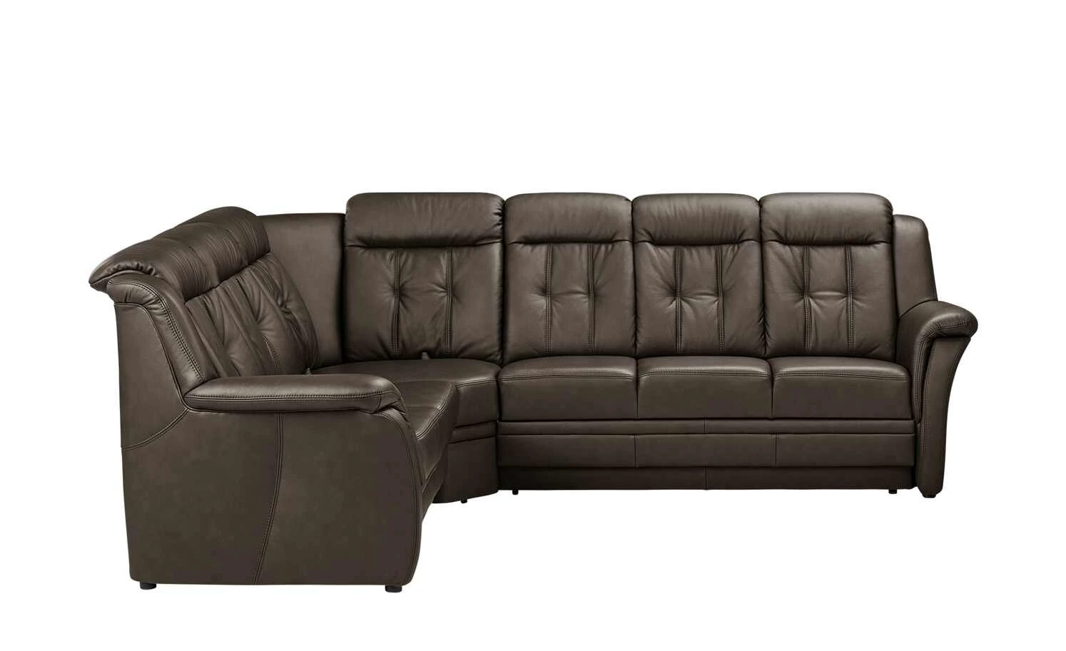 Polstermöbel Oelsa Komfort-Ecksofa aus Leder Andorra | Marone (Braun) links Erweiterte Funktion 4 Polstermöbel Oelsa Komfort-Ecksofa aus Leder Andorra | Marone (Braun) links Erweiterte Funktion – Bild 2