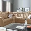 Polstermöbel Oelsa Komfort-Ecksofa aus Leder Andorra | Krokant (Hellbraun) links Erweiterte Funktion 2 Polstermöbel Oelsa Komfort-Ecksofa aus Leder Andorra | Krokant (Hellbraun) links Erweiterte Funktion -Sofas Verkaufsladen 26409087 1 202011022251
