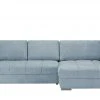 bobb Ecksofa Soumia | Blau rechts Mikrofaser -Sofas Verkaufsladen 26409185 12 202106181242
