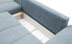 bobb Ecksofa Soumia | Blau rechts Mikrofaser -Sofas Verkaufsladen 26409185 4 202106181242
