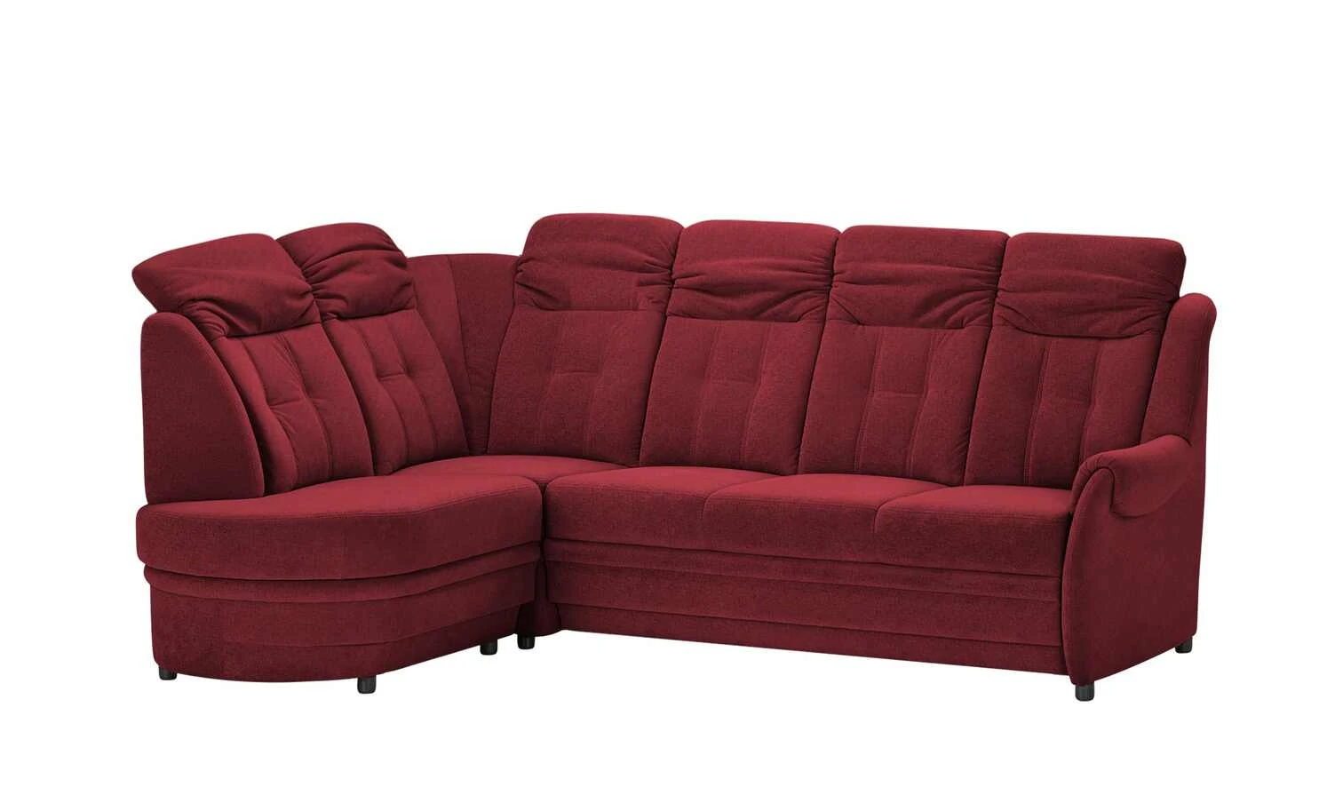 Polstermöbel Oelsa Ecksofa Andorra | Rot (Dunkelrot) links Grundfunktion 10 Polstermöbel Oelsa Ecksofa Andorra | Rot (Dunkelrot) links Grundfunktion – Bild 8