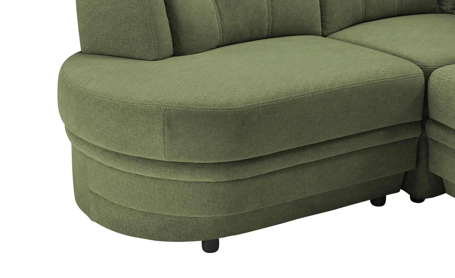 Polstermöbel Oelsa Ecksofa Andorra | Zeder (Dunkelgrün) links Grundfunktion 8 Polstermöbel Oelsa Ecksofa Andorra | Zeder (Dunkelgrün) links Grundfunktion – Bild 6