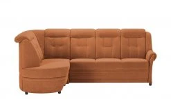 Polstermöbel Oelsa Ecksofa Andorra | Apricot (Orange) links Grundfunktion