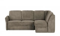 Polstermöbel Oelsa Ecksofa Luna | Taupe (Braun-Grau) rechts Grundfunktion