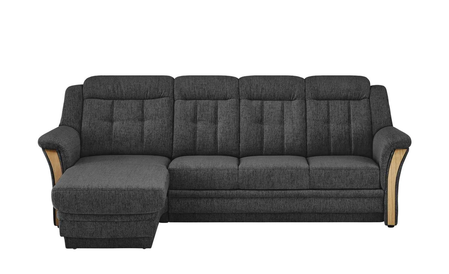 Polstermöbel Oelsa Ecksofa Andorra | Stein (Dunkelgrau) links Grundfunktion 4 Polstermöbel Oelsa Ecksofa Andorra | Stein (Dunkelgrau) links Grundfunktion – Bild 2