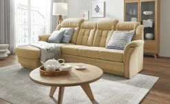 Polstermöbel Oelsa Ecksofa Andorra | Sand (Beige) links Grundfunktion