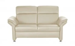 meinSofa Ledersofa Manon | Ecru (Beige) 2 ohne