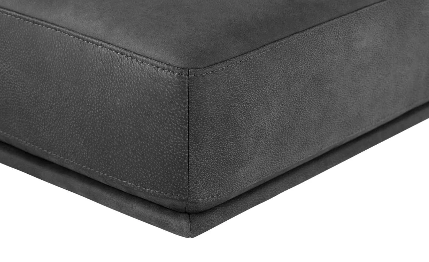 Gray & Jones Ledersofa Baltic Breeze One | Anthrazit rechts 6 Gray & Jones Ledersofa Baltic Breeze One | Anthrazit rechts – Bild 4