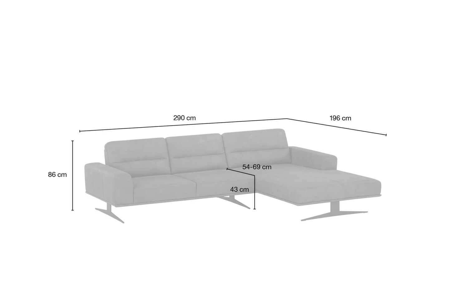 Gray & Jones Ledersofa Baltic Breeze One | Fango (Braun-Grau) rechts 14 Gray & Jones Ledersofa Baltic Breeze One | Fango (Braun-Grau) rechts – Bild 12