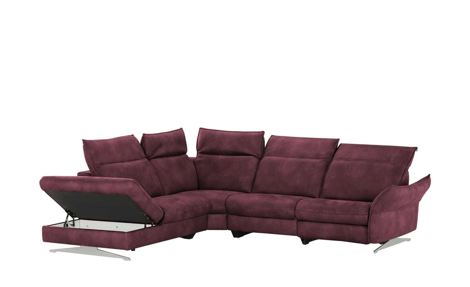 Mein Sofa bold Ecksofa Michelle | Brombeer (Dunkelrot) links Erweiterte Funktion 18 Mein Sofa bold Ecksofa Michelle | Brombeer (Dunkelrot) links Erweiterte Funktion – Bild 16
