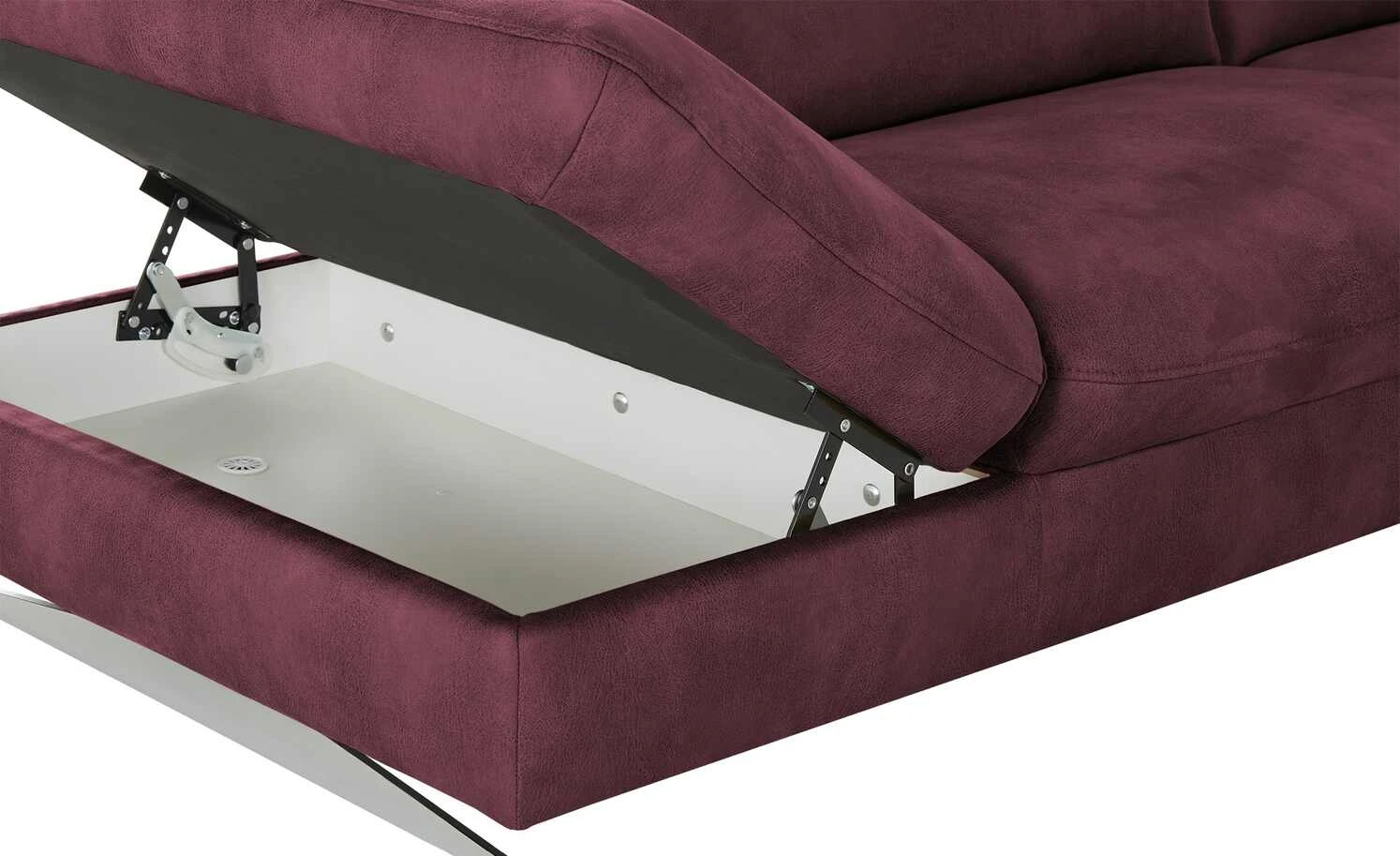 Mein Sofa bold Ecksofa Michelle | Brombeer (Dunkelrot) links Erweiterte Funktion 7 Mein Sofa bold Ecksofa Michelle | Brombeer (Dunkelrot) links Erweiterte Funktion – Bild 5