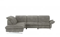 Mein Sofa bold Ecksofa Michelle | Platin (Hellgrau) links Grundfunktion