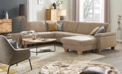 meinSofa Wohnlandschaft Samu | Stone (Beige) links ohne