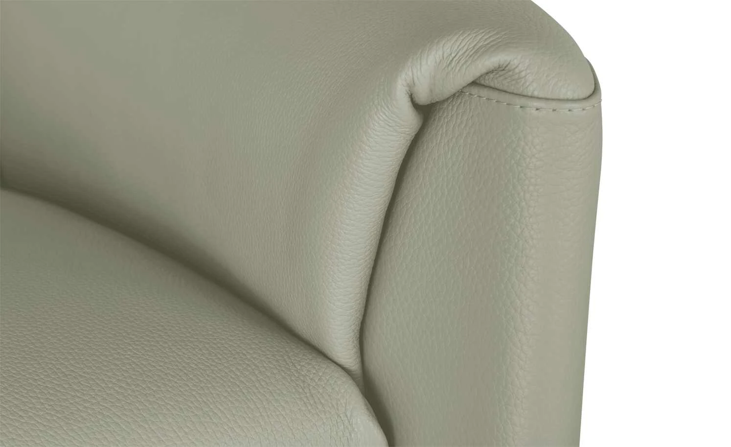 Ledersofa, niedrig Boavista | Dawn (Hellgrau) 5 Ledersofa, niedrig Boavista | Dawn (Hellgrau) – Bild 3