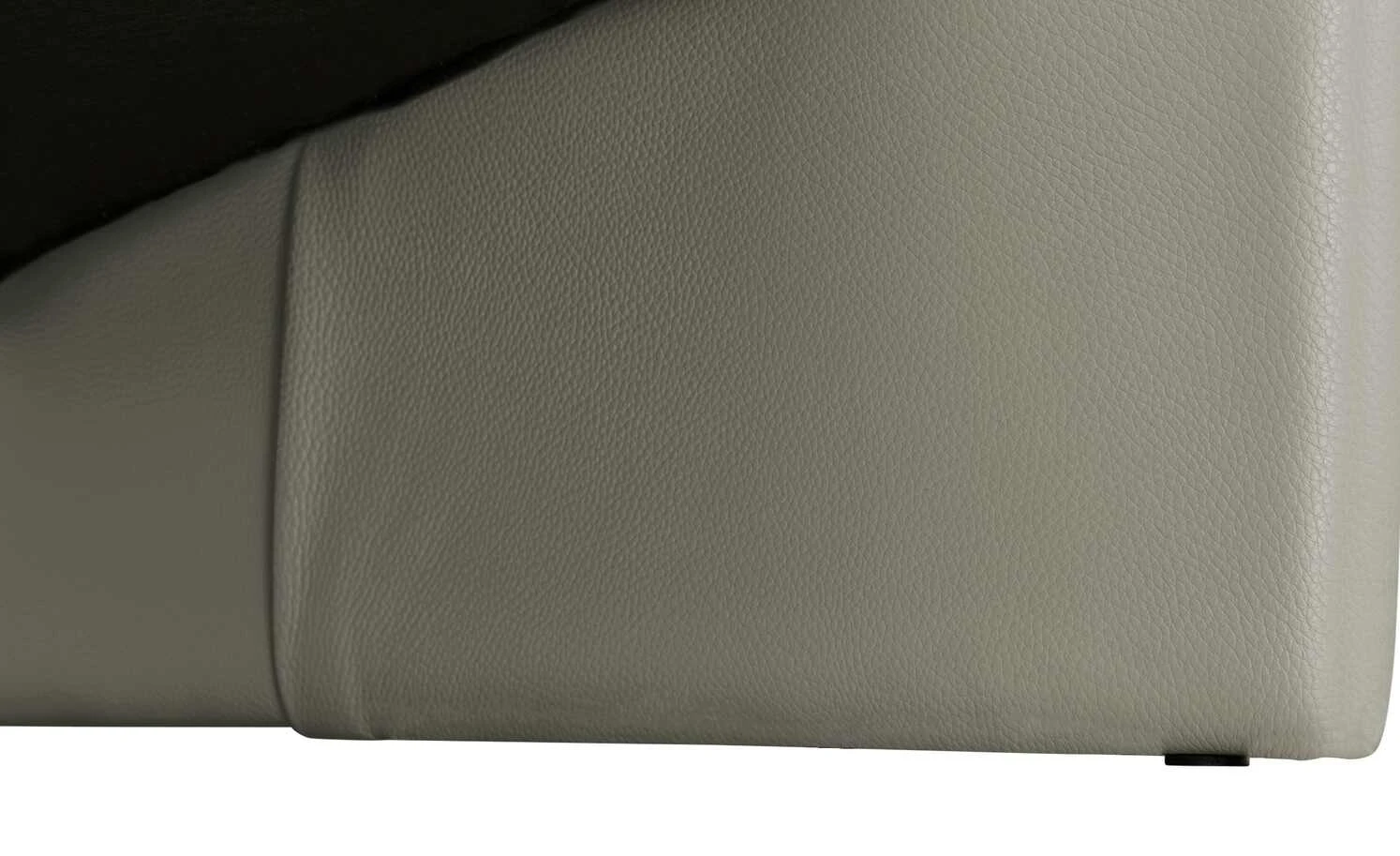 Ledersofa, hoch Boavista | Mist (Grau) 8 Ledersofa, hoch Boavista | Mist (Grau) – Bild 6