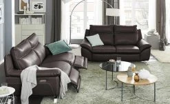 Natuzzi Editions Sofa Orlando | Walnut (Dunkelbraun) 2 ohne