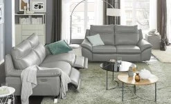 Natuzzi Editions Sofa Orlando | Cold Light Grey (Grau) 2 ohne