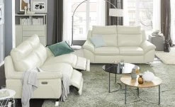 Natuzzi Editions Sofa Orlando | Snow (Creme) 2 ohne