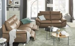 Natuzzi Editions Sofa Orlando | Camel Light Tan (Braun) 2 ohne